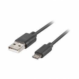 LANBERG KABEL USB MICRO(M)->USB-A(M) 2.0 0.5M CZARNY