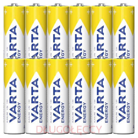 12 sztuk VARTA bateria LR6 AA 1,5V ENERGY