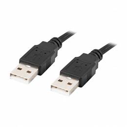 LANBERG KABEL USB-A(M)->USB-A(M) 2.0 1.8m czarny