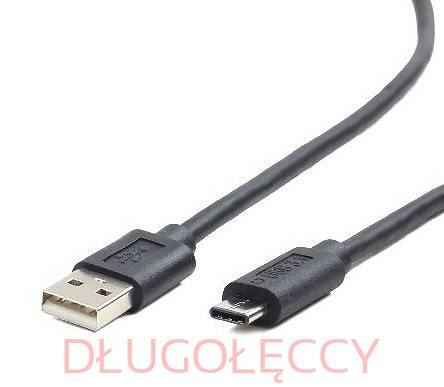 CABLEXPERT kabel USB-C(M)->USB-A(M) 2.0 1M 3A 36W CZARNY