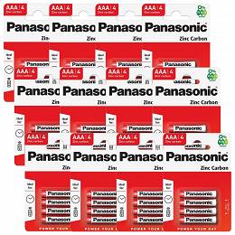 Panasonic R3 AAA bateria węglowa paczka 48 sztuk