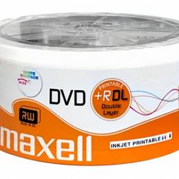 MAXELL DVD+R DL 8,5GB INKJET PRINTABLE WIDE
