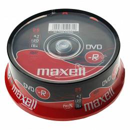 Maxell DVD-R 4,7GB x16 cake 25 szt
