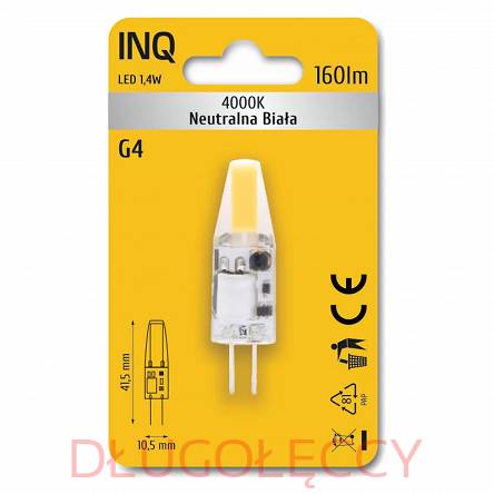 INQ G4 LED 1.4W 160lm 12V kapsułka 4000K 