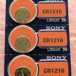 Bateria litowa SONY CR-1216 3V blis=5szt 