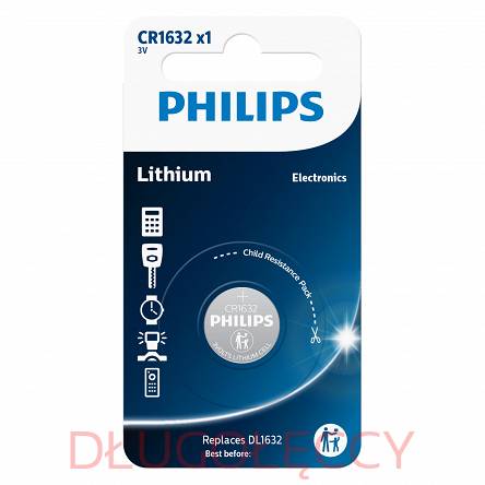 PHILIPS CR1632 3V bateria litowa 1szt