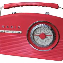 CAMRY CR1130 Radio retro czerwone