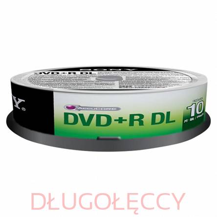 Płyta SONY DVD+R DL 8.5GB op 10 szt cake box