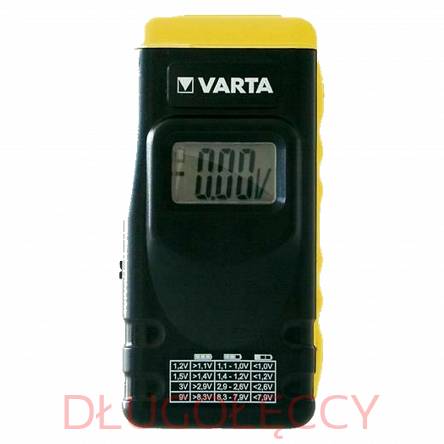 VARTA tester do baterii i akumulatorów od 1,2V do 9V 