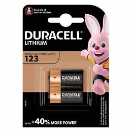 Duracell CR123A 3V PHOTO bateria litowa blister 2 sztuki