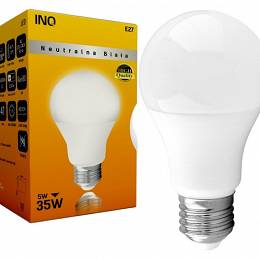 INQ lampa LED E27 5W 400lm A60 4000K neutralna barwa