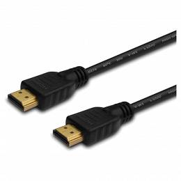 SAVIO CL-05 Kabel HDMI v1.4 Ethernet 3D Dolby TrueHD 24k Gold 2m