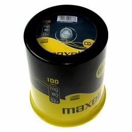 Płyty MAXELL CD-R 700MB x 52 opakowanie 100 szt cake box 