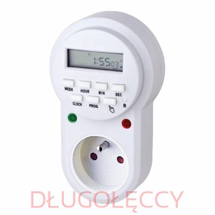 ELEKTRO programator czasowy elektroniczny 24h/7dni 16A 