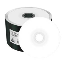 MediaRange MR257 Mini CD-R 200MB 22min 50sztuk do nadruku inkjet fullsurface printable