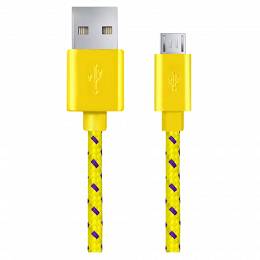 ESPERANZA EB175 kabel USB micro USB 1m oplot żółty