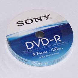 Płyta SONY DVD-R 4.7GBx16 op 10 szt spin