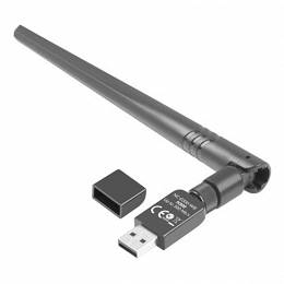 Lanberg N300 NC-0300-WIE karta sieciowa wifi na USB z anteną zewnętrzną