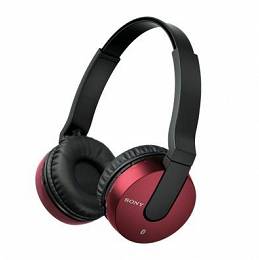 SONY Słuchawki bluetooth MDR-ZX550BN czerwone