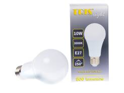 TRIS żarówka LED E27 10W 800lm 3000K kulka A60