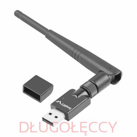 Lanberg N150 NC-0150-WE karta sieciowa wifi na USB z anteną zewnętrzną