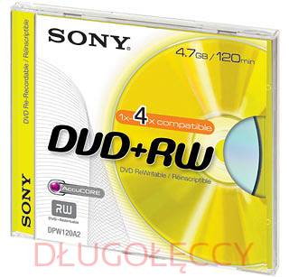 Płyta SONY DVD+RW 4.7GB x4 1szt box 