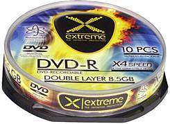 Płyta EXTREME DVD-R 4.7GBx16 op 10 szt cake box