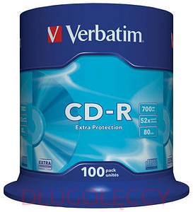 Płyta CD-R VERBATIM Extra Protecion CD-R 80 700x52 op. 100 szt