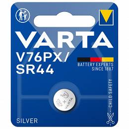 Bateria srebrowa VARTA SR44 V76PX 1.55V blister 1szt