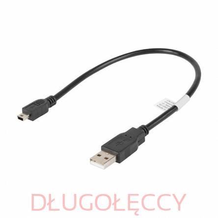 LANBERG KABEL USB MINI(M)->USB-A(M) 2.0 0.3M