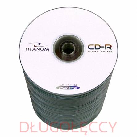 Płyta CD-R TITANUM 80/700MBx52 op 100 szt. spin