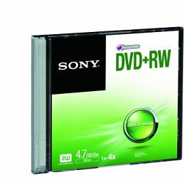 PŁYTY SONY DVD+RW SLIM 1 szt. box