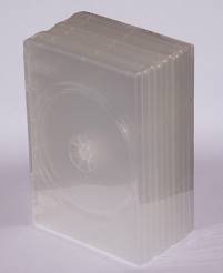 ETUI na płyty DVD-1 bezbarwne slim 9 mm