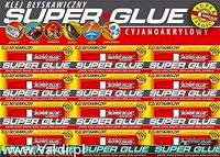 Klej Super Glue czerwony op. 12 szt.