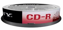 Płyta SONY CD-R80/700MBx48 op 10 szt. cake box 