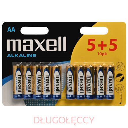 MAXELL Bateria LR6 Alkaliczna blister 10szt.