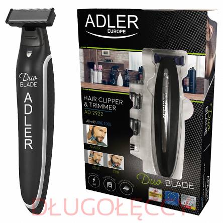 Adler AD2922 Trymer do zarostu - Ładowanie przez USB
