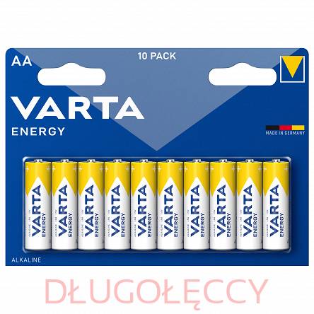10 sztuk baterii alkalicznych VARTA AA LR6 Energy