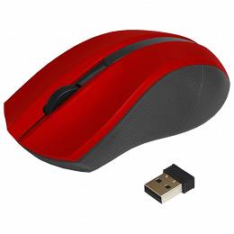 MYSZ ART bezprzewodowo-optyczna USB AM-97D czerwona