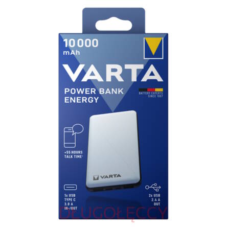 VARTA powerbank 10000mAh Energy USB-A USB-C 