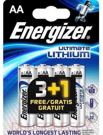 Energizer LR6 AA Ultimate lithium blister 4szt