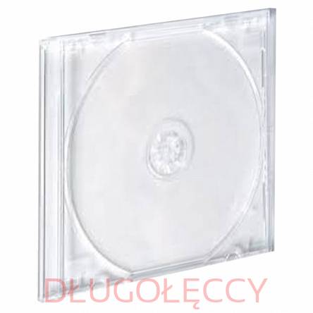 ETUI na płyty CD slim bezbarwne