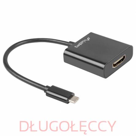Lanberg Adapter USB-C(M) na HDMI(F) 0.15m