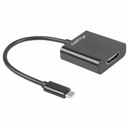 Lanberg Adapter USB-C(M) na HDMI(F) 0.15m