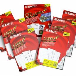 Etykiety 145x17mm 10/16+program EMTEC
