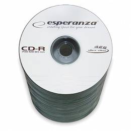 ESPERANZA CD-Rsilver 700MB 80min szpindel 100 szt.