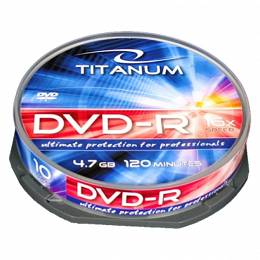 TITANUM DVD-R 4.7GB op 10 szt cake box