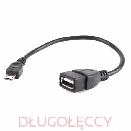 Adapter Micro USB B (M) – USB A (F) OTG A-OTG-AFBM-03 Gembird