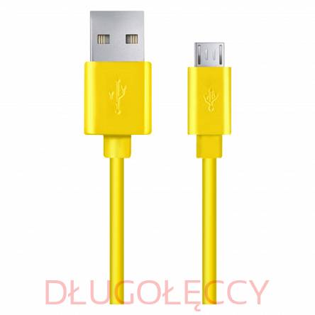 ESPERANZA EB178Y kabel USB- micro USB 1,2m żółty