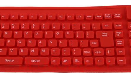 ESPERANZA EK126R klawiatura silikonowa USB OTG czerwona